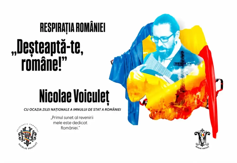 Nicolae Voiculeț revine pe scenă de Ziua Imnului Național: „Primul sunet pe care îl voi ridica spre cer va fi pentru România”