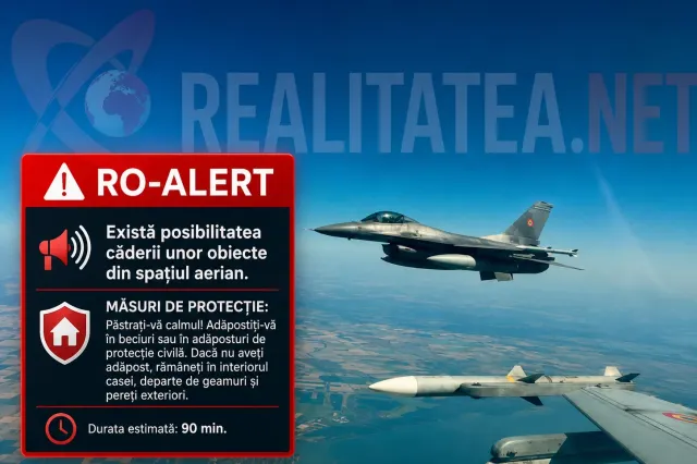 Încă o dronă s-a prăbușit în România. Populația din județele Galați și Tulcea, avertizată prin RO-ALERT să se adăpostească - VIDEO 