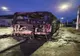 VIDEO Autobuz distrus de flăcări! 30 de pasageri s-au autoevacuat!