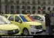 Protest al taximetriștilor în Piața Constituției. Centrul Bucureștiului, blocat