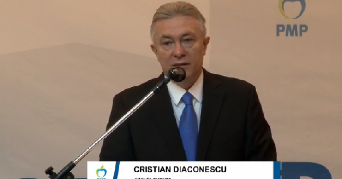 Cristian Diaconescu acuză: ”Vor să transforme PMP într-un partid de penali!”